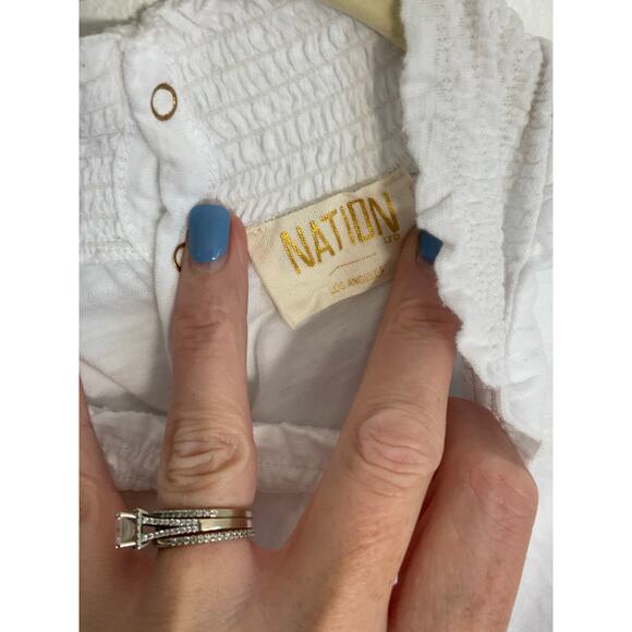 Nation White blouse size small - Picture 2 of 6